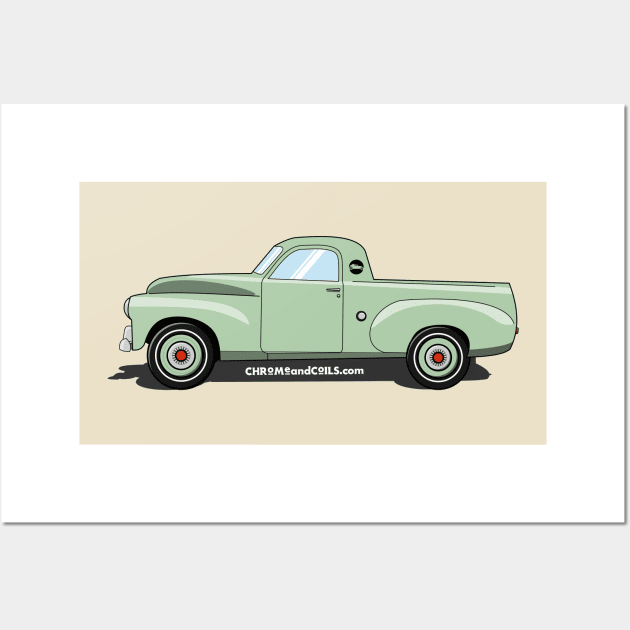 Aussie FJ Holden Ute Wall Art by CC I Design